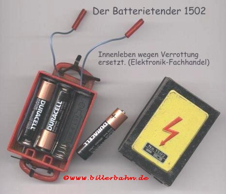 battery compartment using modern spare parts